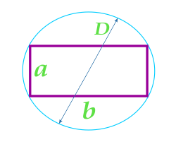 Через сторону и диаметр описанной окружности